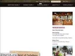 Sites similar to cedarcreekwinery.com
