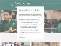 Sites similar to cedarcrestacademy.org