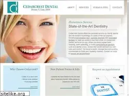 Sites similar to cedarcrestdental.com