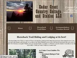 Sites similar to cedarcreststables.com