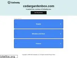 Sites similar to cedargardenbox.com