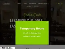 Sites similar to cedargrille.com