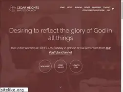 Sites similar to cedarheightsbaptist.com