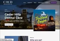 Sites similar to cedarhillsdentalcare.com