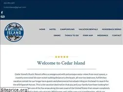 Sites similar to cedarislandresort.com
