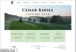 Sites similar to cedarknollgolf.com