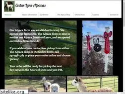 Sites similar to cedarlanealpacas.com