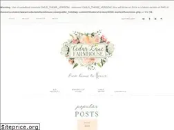 Sites similar to cedarlanefarmhouse.com