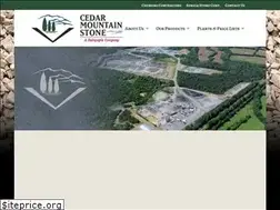 Sites similar to cedarmtnstone.com