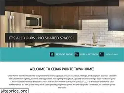 Sites similar to cedarpointetownhomes.com