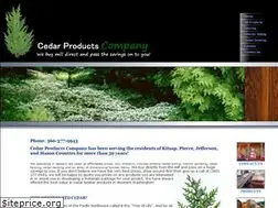 Sites similar to cedarproductsco.com