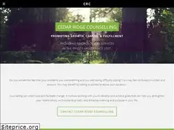 Sites similar to cedarridgecounselling.ca