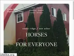 Sites similar to cedarridgeequestriancenter.com
