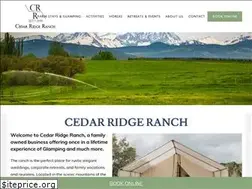 Sites similar to cedarridgeranch.com