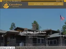 Sites similar to cedarridgerealestate.info