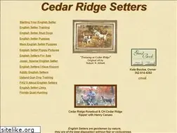 Sites similar to cedarridgesetters.com