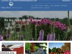 Sites similar to cedarrivergardencenter.com
