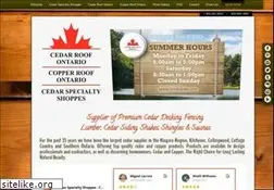 Sites similar to cedarroofcollingwood.com
