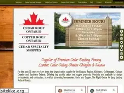 Sites similar to cedarroofniagara.com