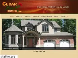Sites similar to cedarrosehomes.com