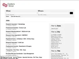 Sites similar to cedars-sinai.jobs