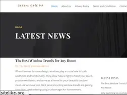 Sites similar to cedarscafepa.com