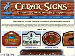 Sites similar to cedarsigns.net
