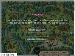 Sites similar to cedarsprings.camp