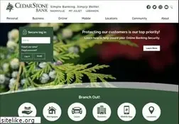 Sites similar to cedarstonebank.com