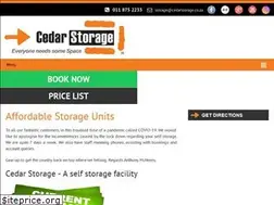 Sites similar to cedarstorage.co.za