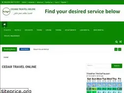Sites similar to cedartravelonline.com