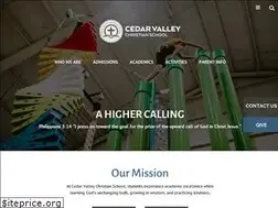 Sites similar to cedarvalleychristianschool.org