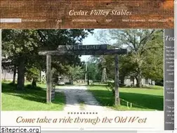 Sites similar to cedarvalleystables.net