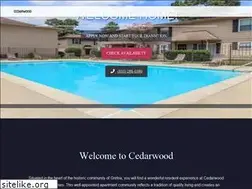 Sites similar to cedarwoodapartmentsneworleans.com