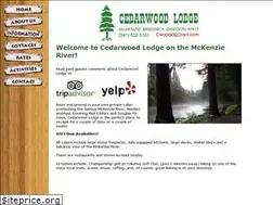 Sites similar to cedarwoodlodge.com