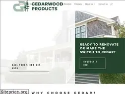Sites similar to cedarwoodproducts.net