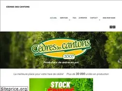 Sites similar to cedresdescantons.com