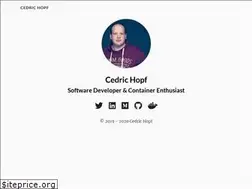 Sites similar to cedrichopf.com