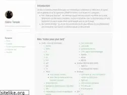 Sites similar to cedrictemple.net
