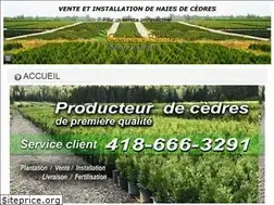 Sites similar to cedrierebernier.net