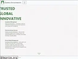 Sites similar to cedrusinvestments.com