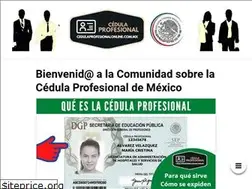 Sites similar to cedulaprofesionalonline.com.mx