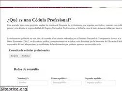 Sites similar to cedulaprofesionalsep-gob.mx