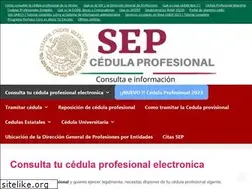 Sites similar to cedulaprofesionalsep.online