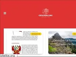 Sites similar to ceficperu.org