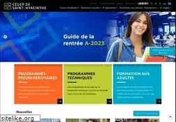 Sites similar to cegepsth.qc.ca