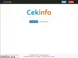 Sites similar to cekinfo.com