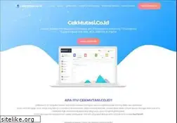Sites similar to cekmutasi.co.id