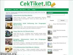 Sites similar to cektiket.id