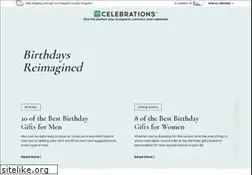 Sites similar to celebrations.com